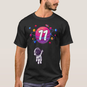 Camiseta Astronauta de cumpleaños de 11 años