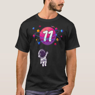 Camiseta Astronauta de cumpleaños de 11 años