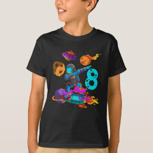 Camiseta Astronauta de cumpleaños en el espacio 8 cumplea