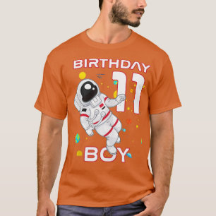 Camiseta Astronauta de cumpleaños número 11 años para niños