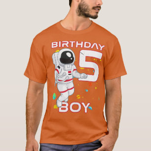 Camiseta Astronauta de cumpleaños número 5 años Cumpleaños 