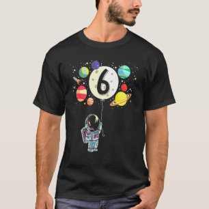 Camiseta Astronauta de cumpleaños número 6 años