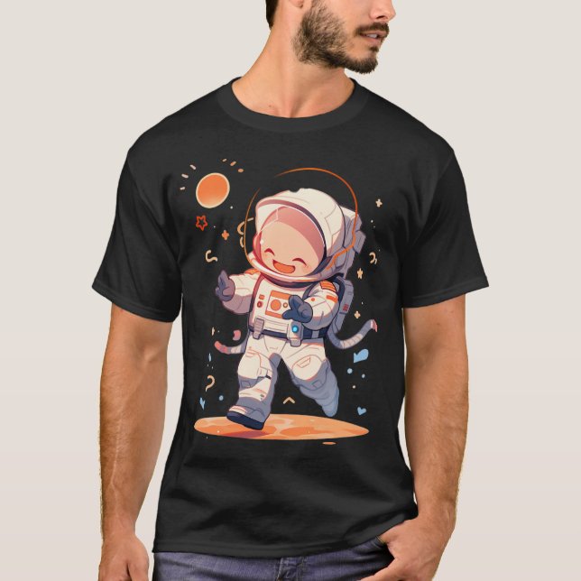 Camiseta Astronauta de Cute (Anverso)
