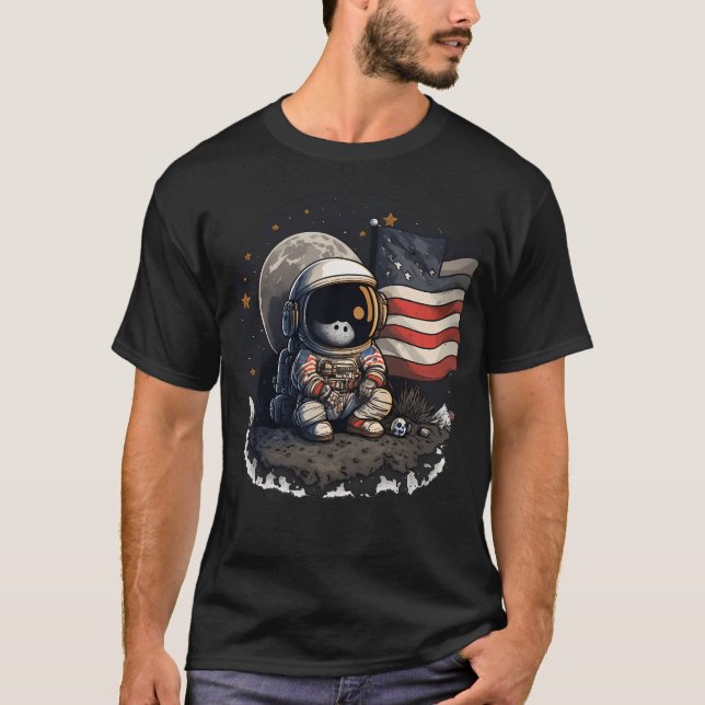 Camiseta Astronauta de Cute (Anverso)