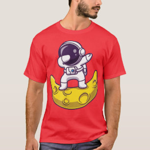 Camiseta Astronauta de Dabbing Spaceman Dab Moon Cosmic