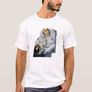 Camiseta Astronauta De Doge A La Luna