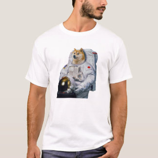 Camiseta Astronauta De Doge A La Luna