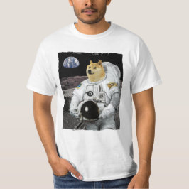 Camiseta Astronauta de Dogecoin a la luna