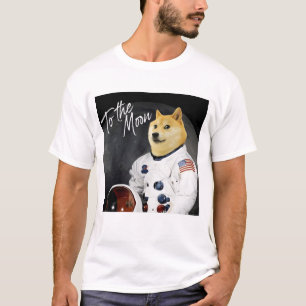 Camiseta Astronauta de Dogecoin al HODL de la cadena de blo