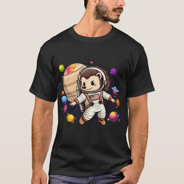 Camiseta Astronauta de edgehog: Explore el Cosmos con nuest (Anverso)