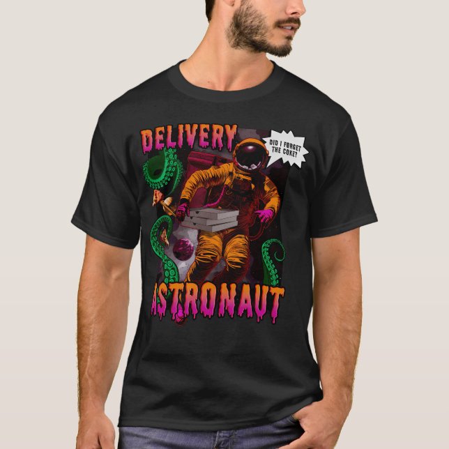 Camiseta Astronauta de entrega (Anverso)