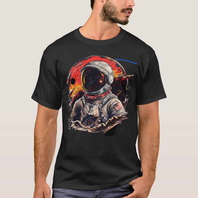 Camiseta Astronauta de época (Anverso)