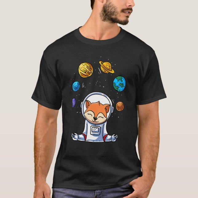 Camiseta Astronauta de Fox Juggle (Anverso)