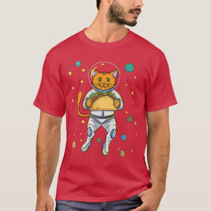 Camiseta Astronauta De Gato Con Taco