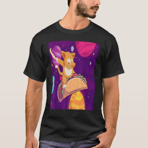 Camiseta Astronauta De Gato Dabbing En El Espacio Viajando