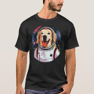 Camiseta Astronauta de Golden Retriever Funny Dog Space Sui