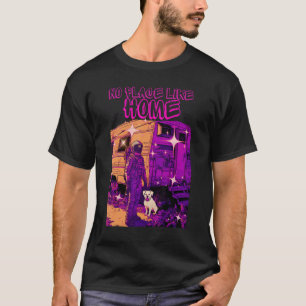Camiseta Astronauta de Guay y perro no hay lugar como espac