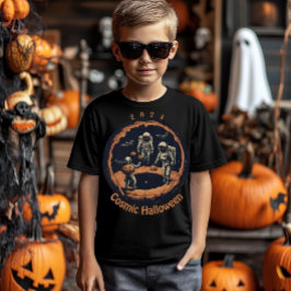 Camiseta Astronauta de Halloween cósmico de 2024, espantado