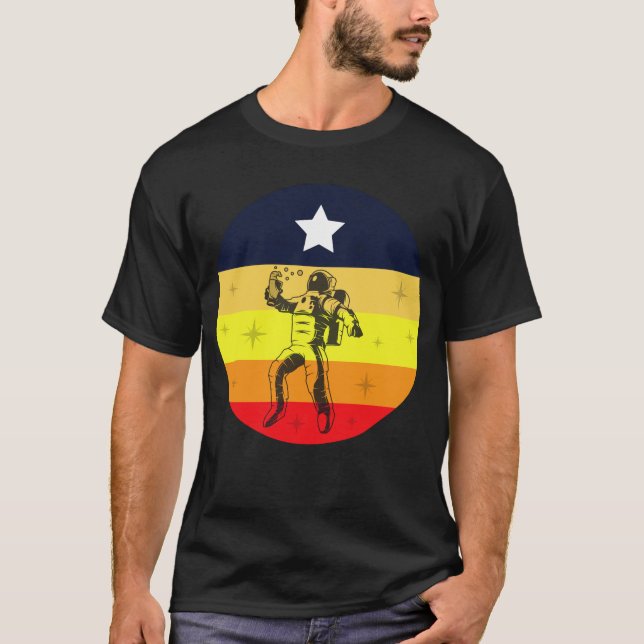Camiseta Astronauta de Houston Space City (Anverso)
