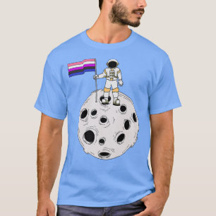 Camiseta Astronauta De Influencia De Género En La Luna