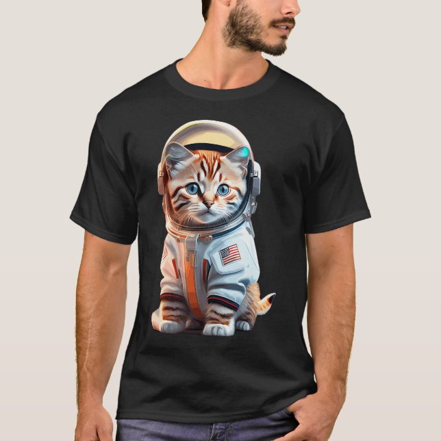 Camiseta Astronauta de Kitten (Anverso)