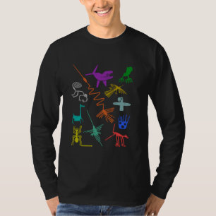 Camiseta Astronauta de la antigua línea Nazca Sudamérica Pe