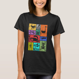 Camiseta Astronauta de la antigua línea Nazca Sudamérica Pe