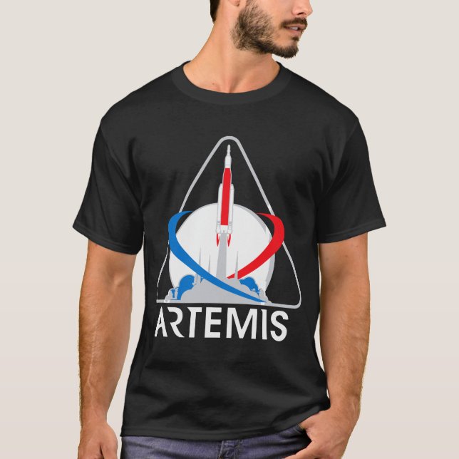Camiseta Astronauta de la misión una de Artemis (Anverso)