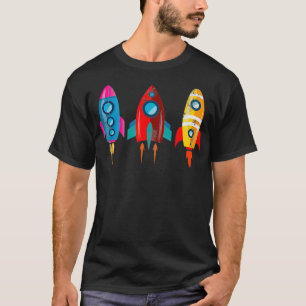 Camiseta Astronauta de los buques de cohetes