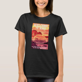 Camiseta Astronauta de Marte Bienvenido a Marte
