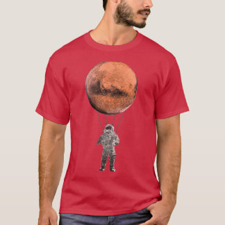 Camiseta Astronauta de Marte Paracaidismo espacial
