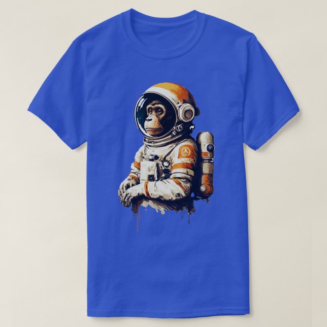Camiseta Astronauta de monos 2 (Diseño del anverso)