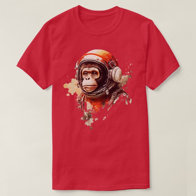 Camiseta Astronauta de monos 4 (Diseño del anverso)