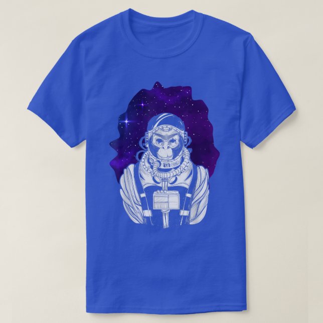 Camiseta Astronauta de monos Chimpanzee Galay (Diseño del anverso)