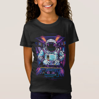 Camiseta Astronauta de neón Gráfico de exploración espacial