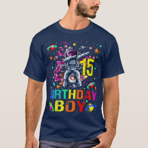 Camiseta Astronauta de niño de 15 años, 15.º espacio para n