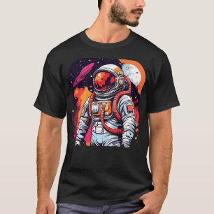 Camiseta Astronauta De Odisea Cósmica En La Vasteza Del Esp