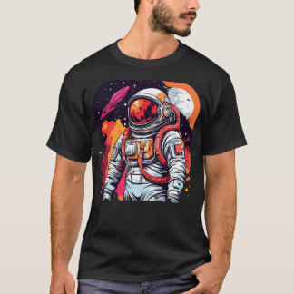 Camiseta Astronauta De Odisea Cósmica En La Vasteza Del Esp
