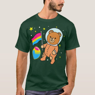 Camiseta Astronauta de oso lindo Pan Pride Premium 537