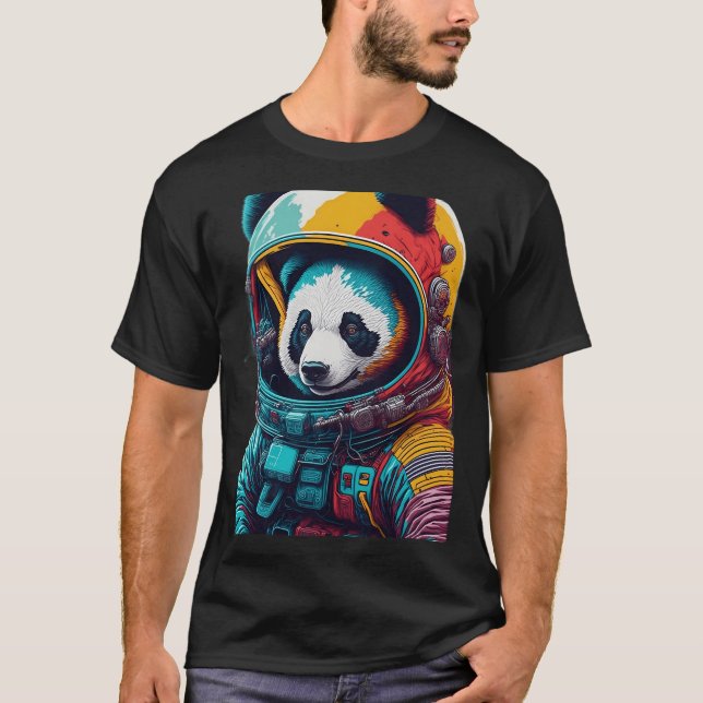 Camiseta Astronauta de Panda (Anverso)