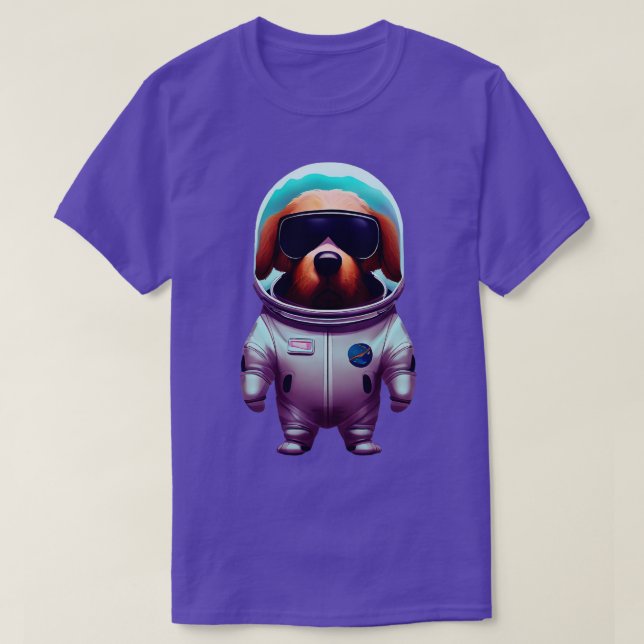 Camiseta Astronauta de perros (Diseño del anverso)