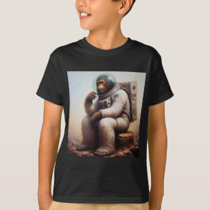 Camiseta Astronauta de pie grande
