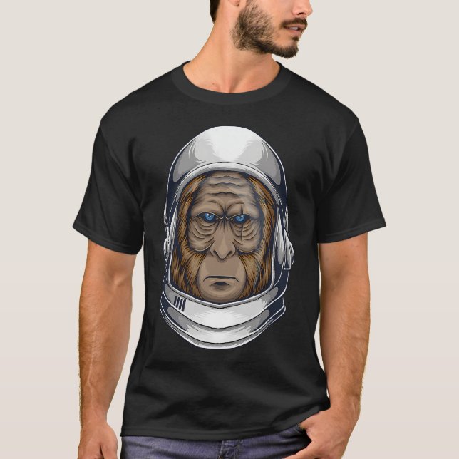 Camiseta Astronauta de pie grande (Anverso)