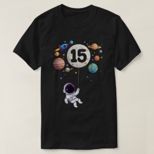 Camiseta Astronauta de Planetas Balnearios de 15 años