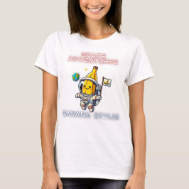 Camiseta Astronauta de plátanos espaciales Adventures