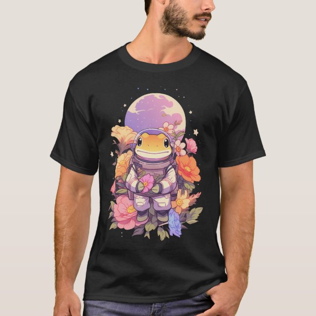 Camiseta Astronauta de rana cuta (Anverso)