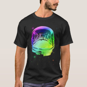 Camiseta Astronauta De Rana En Casco Espacial