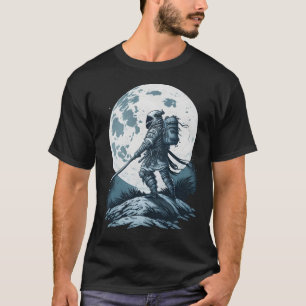 Camiseta astronauta de samurai