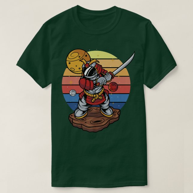 Camiseta Astronauta de Samurai  (Diseño del anverso)