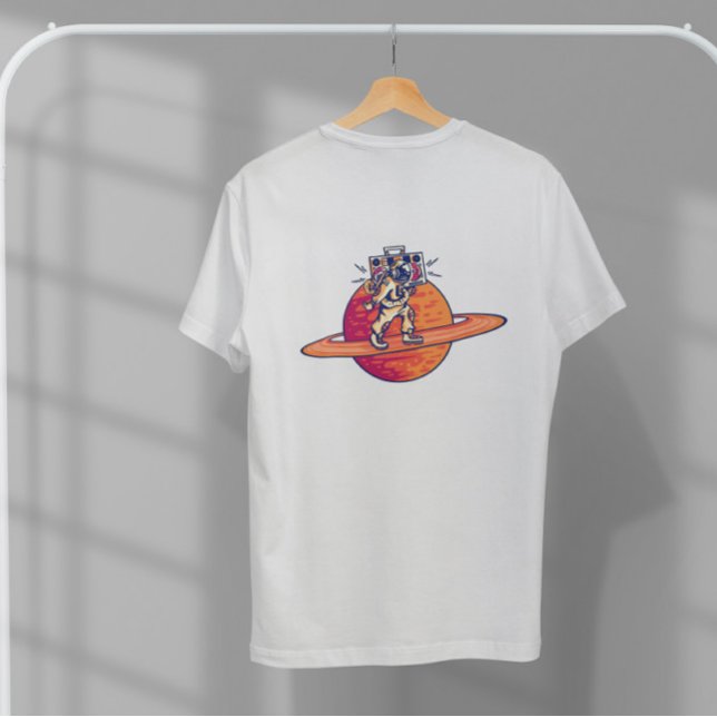 Camiseta Astronauta de Saturno (Subido por el creador)